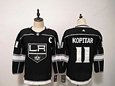 Women Kings 11 Anze Kopitar Black Adidas Stitched Jersey,baseball caps,new era cap wholesale,wholesale hats
